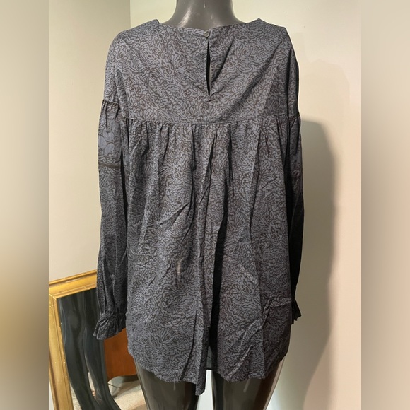 Women’s Anna Sui Boho Long Sleeve Blouse ( Medium ) - Picture 3 of 5